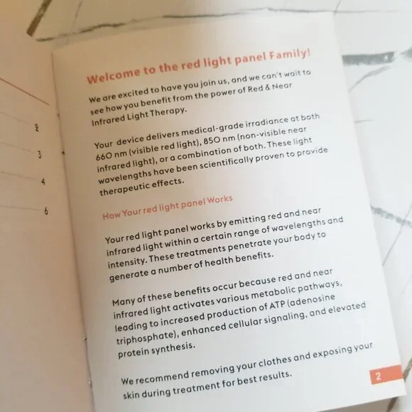 Red Light Therapy Lamp LED Panel NWTO - Picture 7 of 16